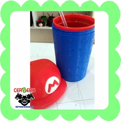 Vaso Mario Bross con sorbete - comprar online