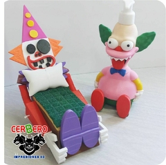 Set Cocina/Baño Krusty Los Simpson (2 piezas) - comprar online