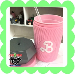 Vaso Barbie Diamante con sorbete - comprar online