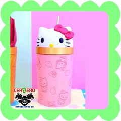 Vaso Kitty con sorbete