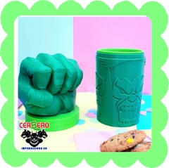 Vaso Hulk con sorbete - Cerbero Impresiones 3D