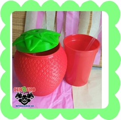 Vaso Summer (Frutilla, Sandia, Cactus) - Cerbero Impresiones 3D