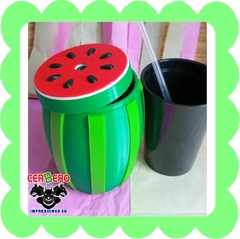 Imagen de Vaso Summer (Frutilla, Sandia, Cactus)