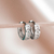 Aros colgantes circulares cristal