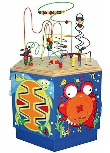 Hape Coral Reef Wooden Activity Center Table  