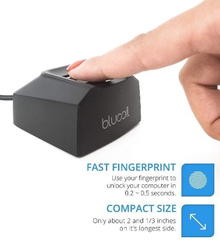 Blucoil Secugen Hámster Pro 20 Óptico Usb De La Huella Digit