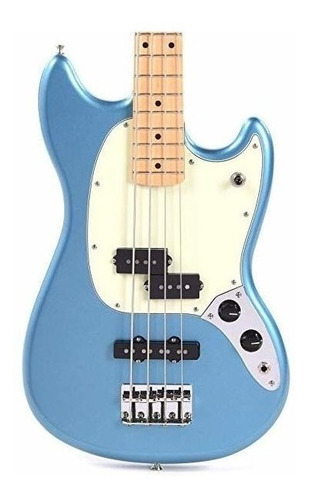 Fender Offset Series Mustang Bajo Pj Mn Lake Placid Blue 3  