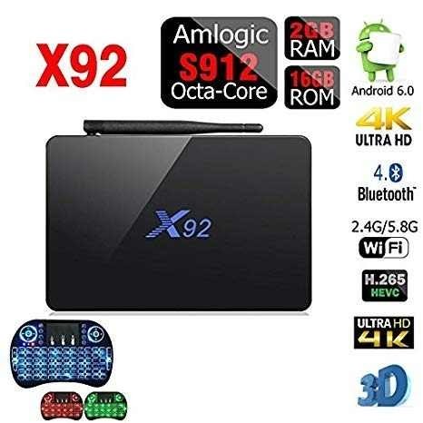 X92 2gb Ram 16gb Rom Yroid 7.1 Os Smart Tv Box Amlogic S9