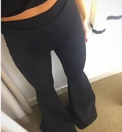 CALÇA FLARE NEOPRENE