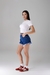 SHORT MOM FLECO BLUE - tienda online