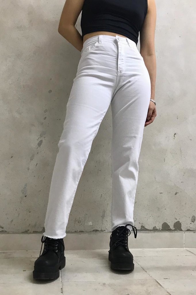 PANTALON RECTO WHITE - Comprar en Holy Jeans by Lara's