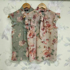 Imagem do Blusa Floral gola alta