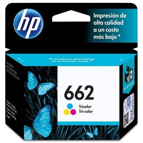 Cartucho HP 662 Colorido Original