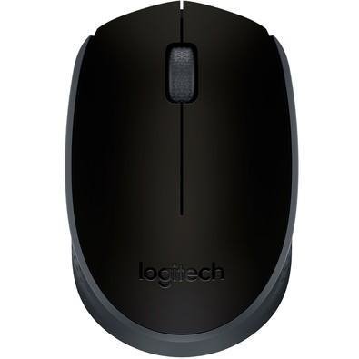 Mouse Logitech Wireless M170 - Preto