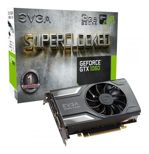 Placa de Video EVGA GeForce GTX1060 3GB