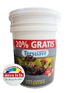 Tersuave Latex Exterior Acrílico x 20+4 ltrs. (20% de regalo) - comprar online