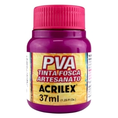 Tinta Acrilex Pva Fosca 37 ml Magenta