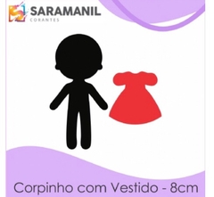 Cortador Corpinho com Vestido ( 8cm) Saramanil