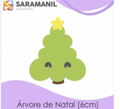 Cortador Árvore de natal ( 6 cm)saramanil