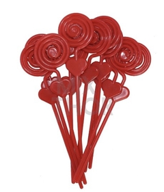 Espiral vermelho ( 10 unidades)