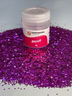 Glitter Flocado para Biscuit Turmalina Pink 4g SAR