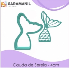 Cortador Cauda de Sereia ( 4cm) saramanil