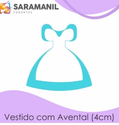 Cortador Vestido com Avental (4cm) Saramanil