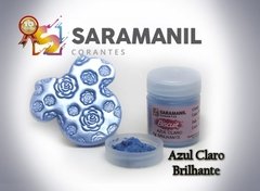 Azul Claro Brilhante Biscuit - comprar online