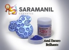 Azul Escuro Brilhante Biscuit - comprar online