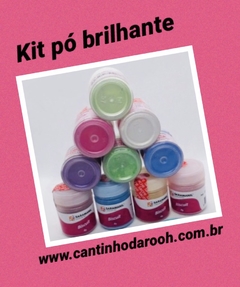 Kit Pó Brilhante (12 cores)