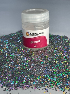 Glitter Flocado para Biscuit Holográfico 4g SARAMA