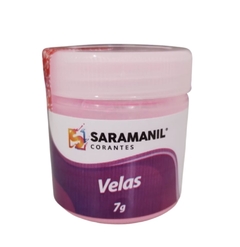 Corante para Velas Rosa Candy Color 7g Saramanil