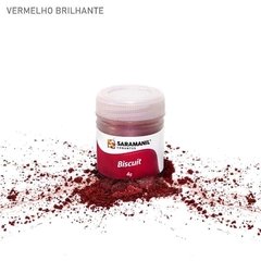 Vermelho Brilhante Biscuit