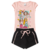 Conjunto Infantil Feminino Kappes com Short Saia Friend