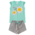 Conjunto Infantil Feminino Kappes com Short Saia Happiness