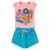 Conjunto Infantil Feminino Kappes com Short Saia Travel