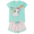 Conjunto Infantil Feminino Kappes Hello Gatinho