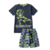 Conjunto Infantil Masculino Dinossauro Chumbo