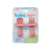 Kit Talheres de Treinamento em Silicone Buba Rosa