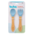 Kit Talheres Silicone e Bambu Buba Azul