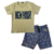 Conjunto Infantil Masculino New York Mostarda