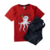 Imagem do Conjunto Infantil Masculino Polvo Vermelho