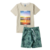 Conjunto Infantil Masculino Pôr do Sol Caqui