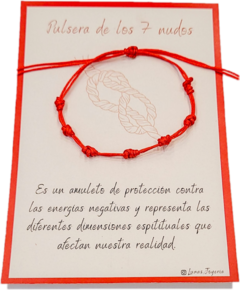 Pulsera 7 nudos