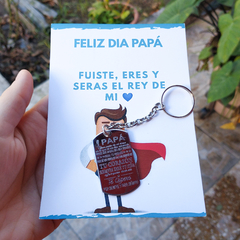 Llavero para papá personalizado - comprar online