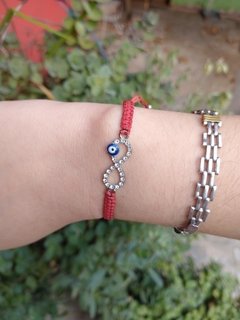 Pulsera infinito ojo turco - comprar online