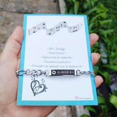 Pulsera Spotify en negro - comprar online