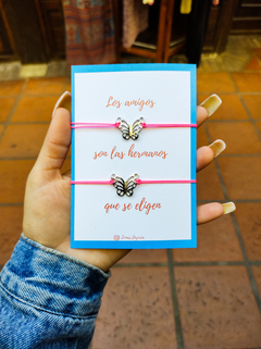 Imagen de Pulseras amistad mariposas