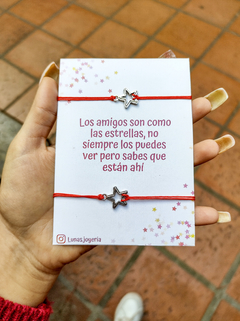 Pulseras de la amistad estrellas - comprar online