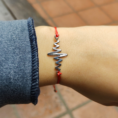 Pulseras del hilo rojo electro - Lunas Joyería